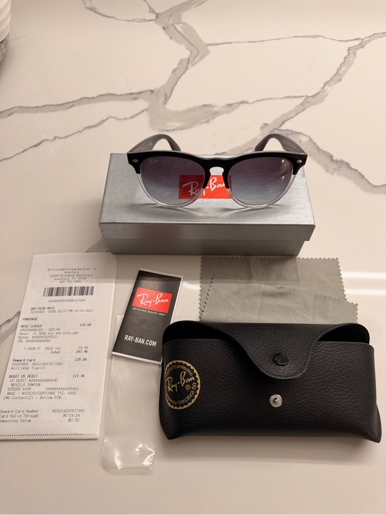 Ray-Ban Accessories - Ray-Ban Clubmaster Sunglasses Black with Gradient Gray Lenses